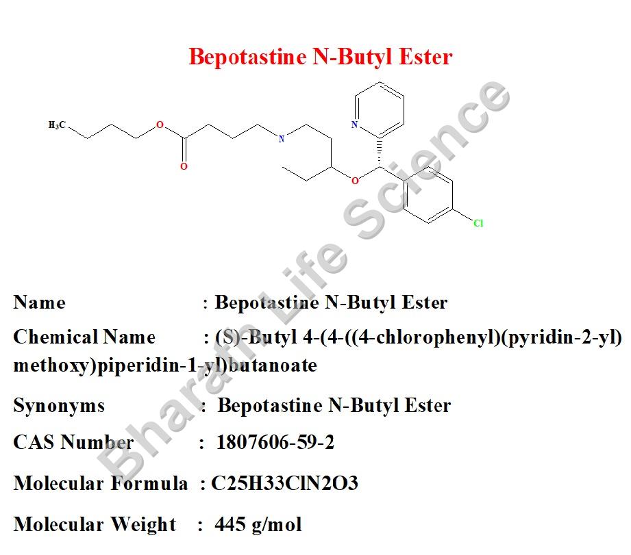 Bepotastine N-Butyl Ester